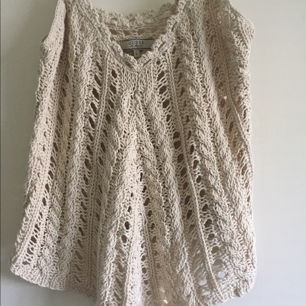 Guess crocheted tank top